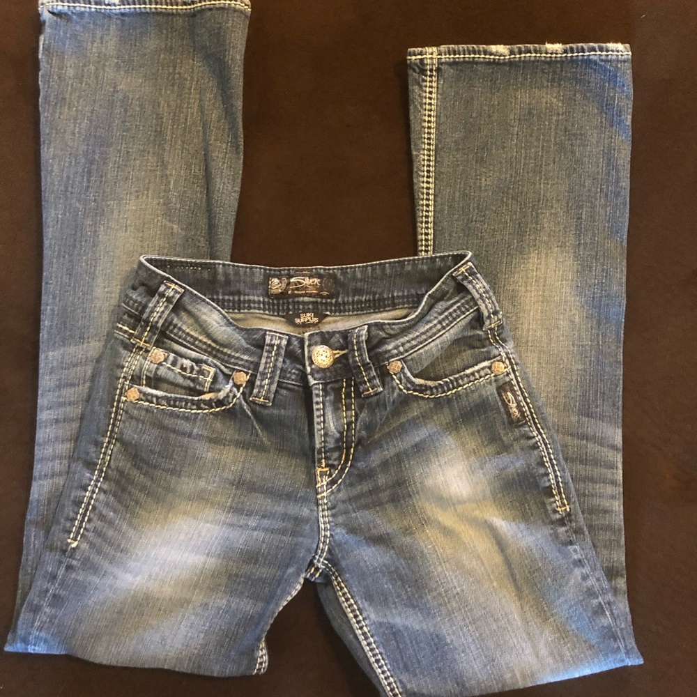 Womens Silver Suki Surplus Jeans